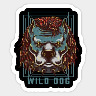 Wild Dog Sticker